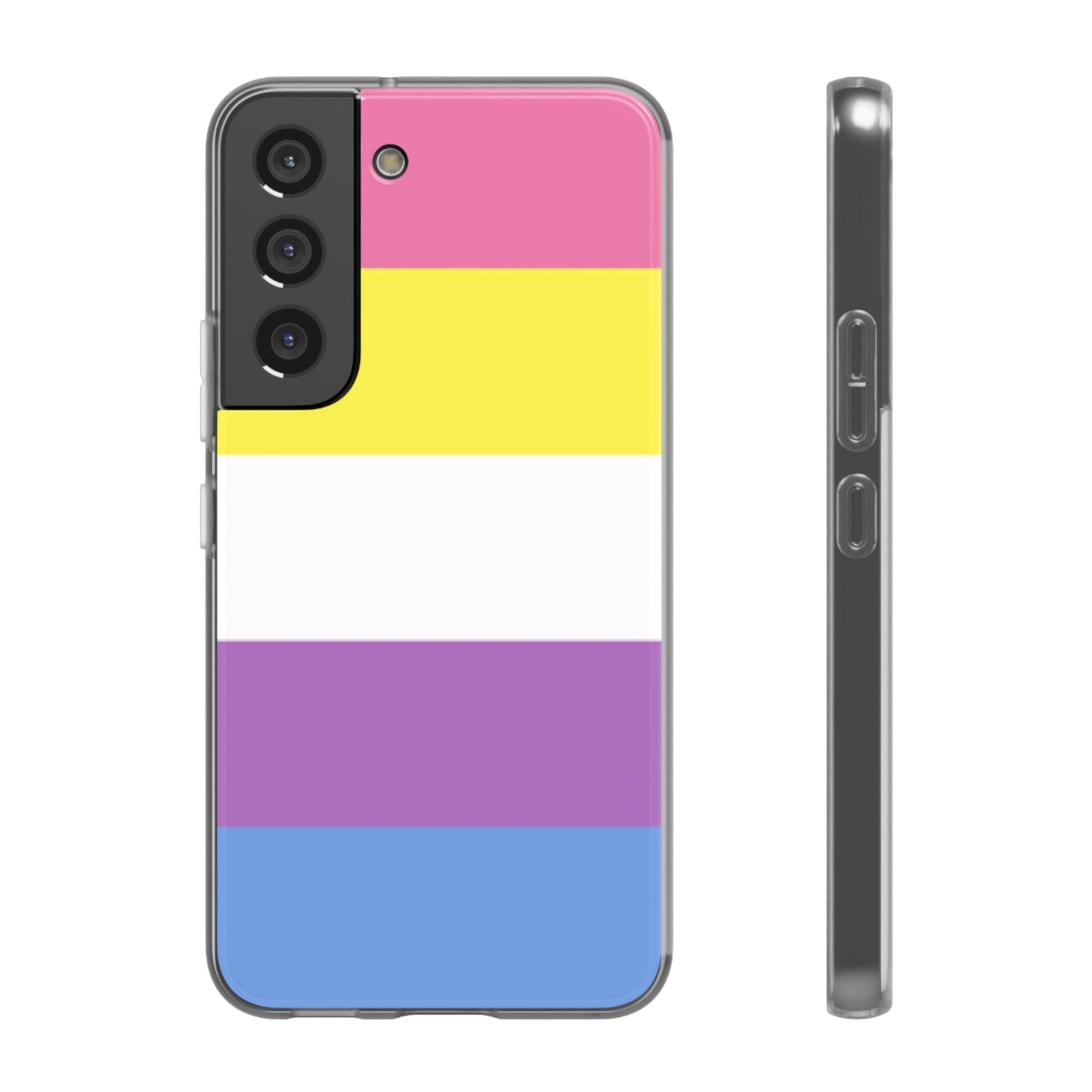 Bigender Pride Flag Samsung Flexi Case - Multiple Generations