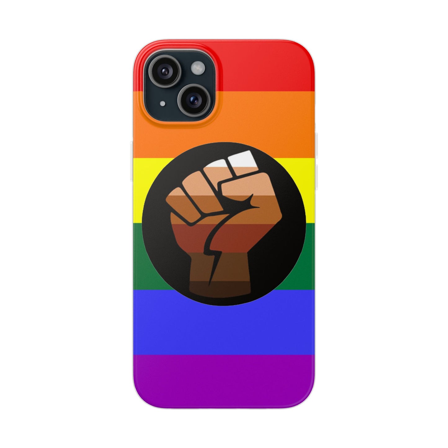 QPOC Pride Flag iPhone Flexi Case - Multiple Generations