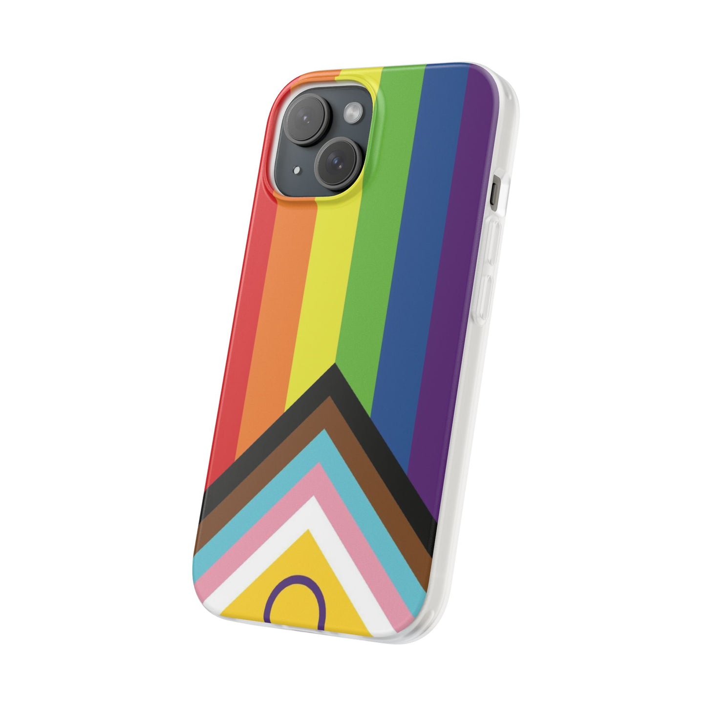Inclusive Progress Pride Flag iPhone Flexi Case - Multiple Generations