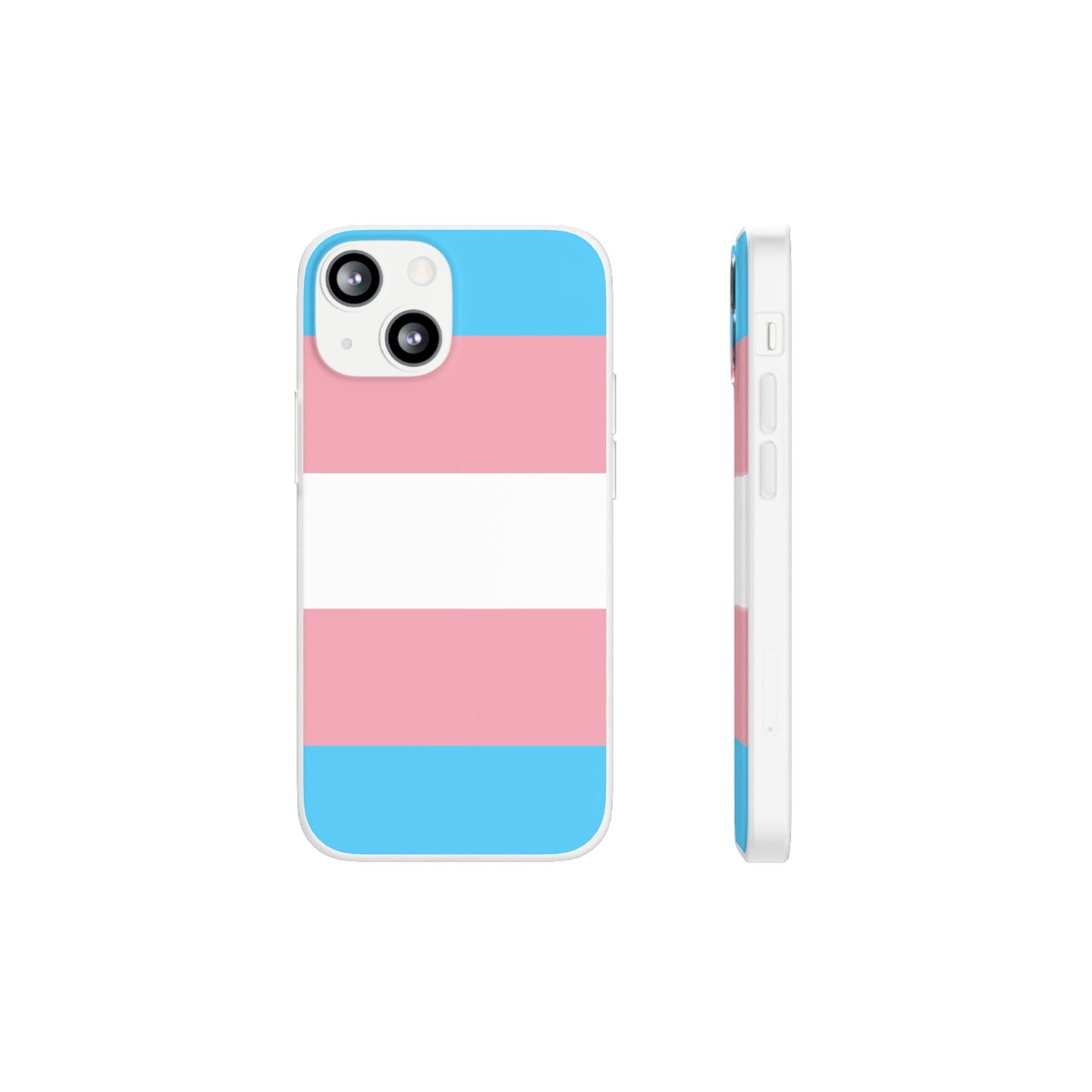 Transgender Pride Flag iPhone Flexi Case - Multiple Generations
