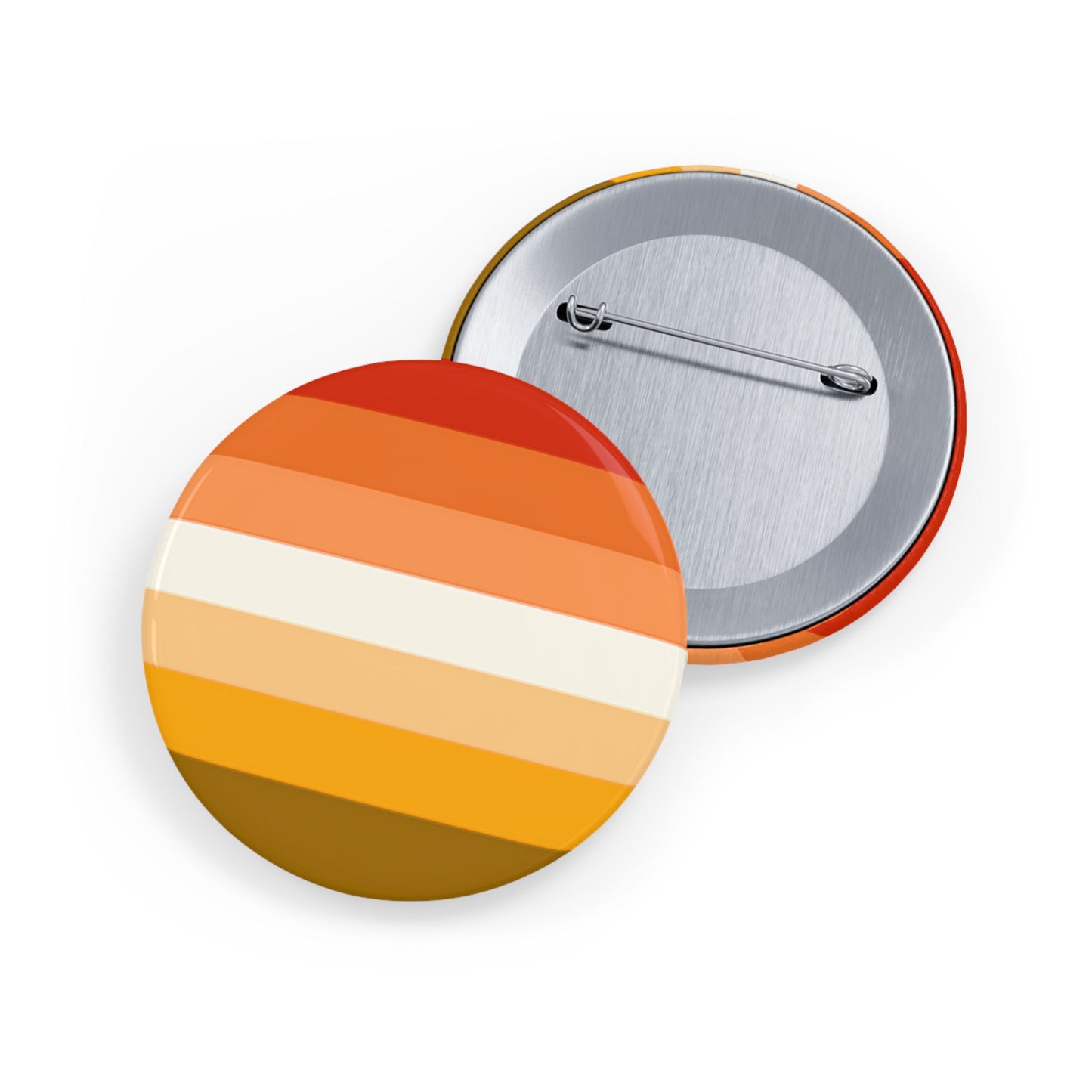 Butch Pride Flag (Mod Q) Round Pins - Multiple Sizes