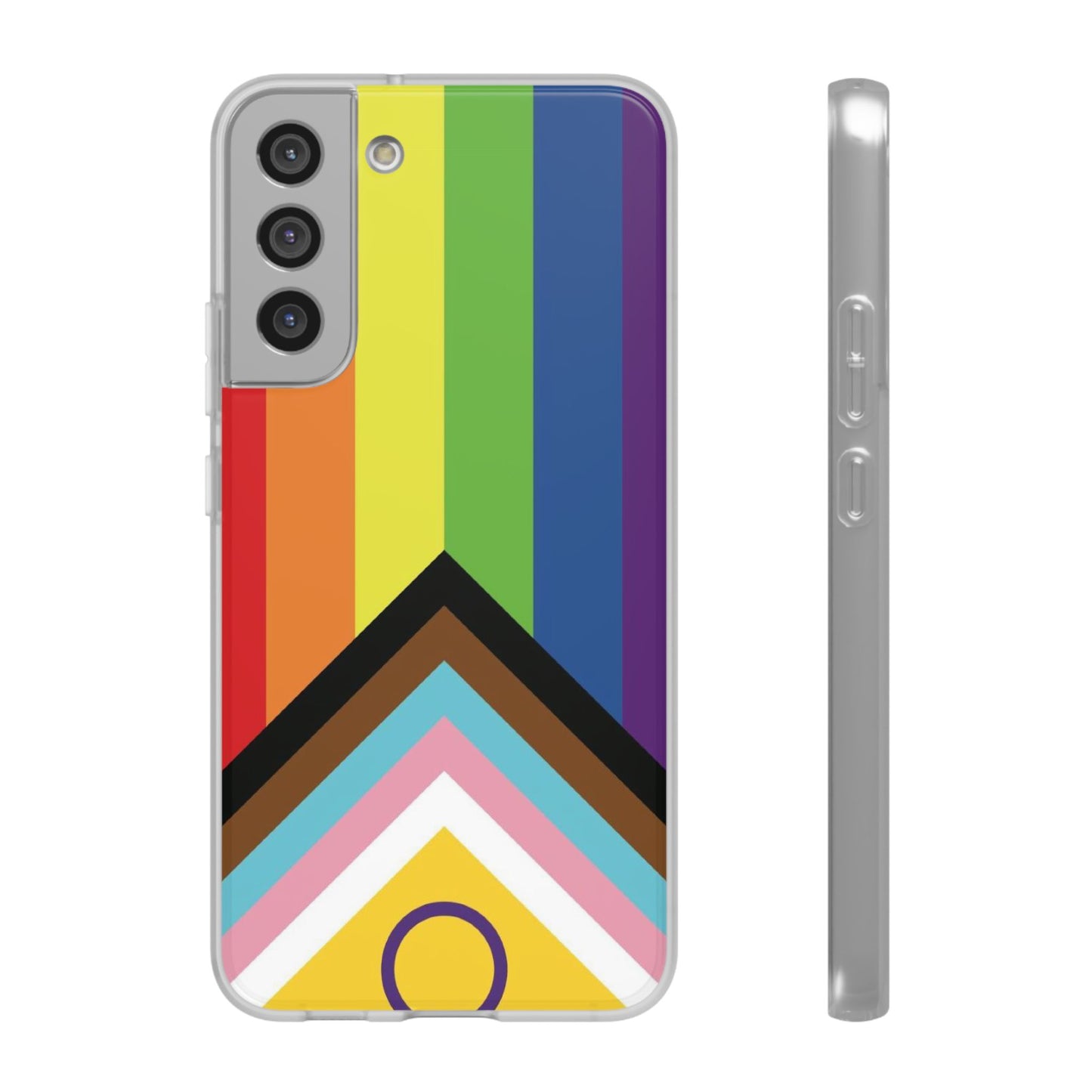 Inclusive Progress Pride Flag Samsung Flexi Case - Multiple Generations
