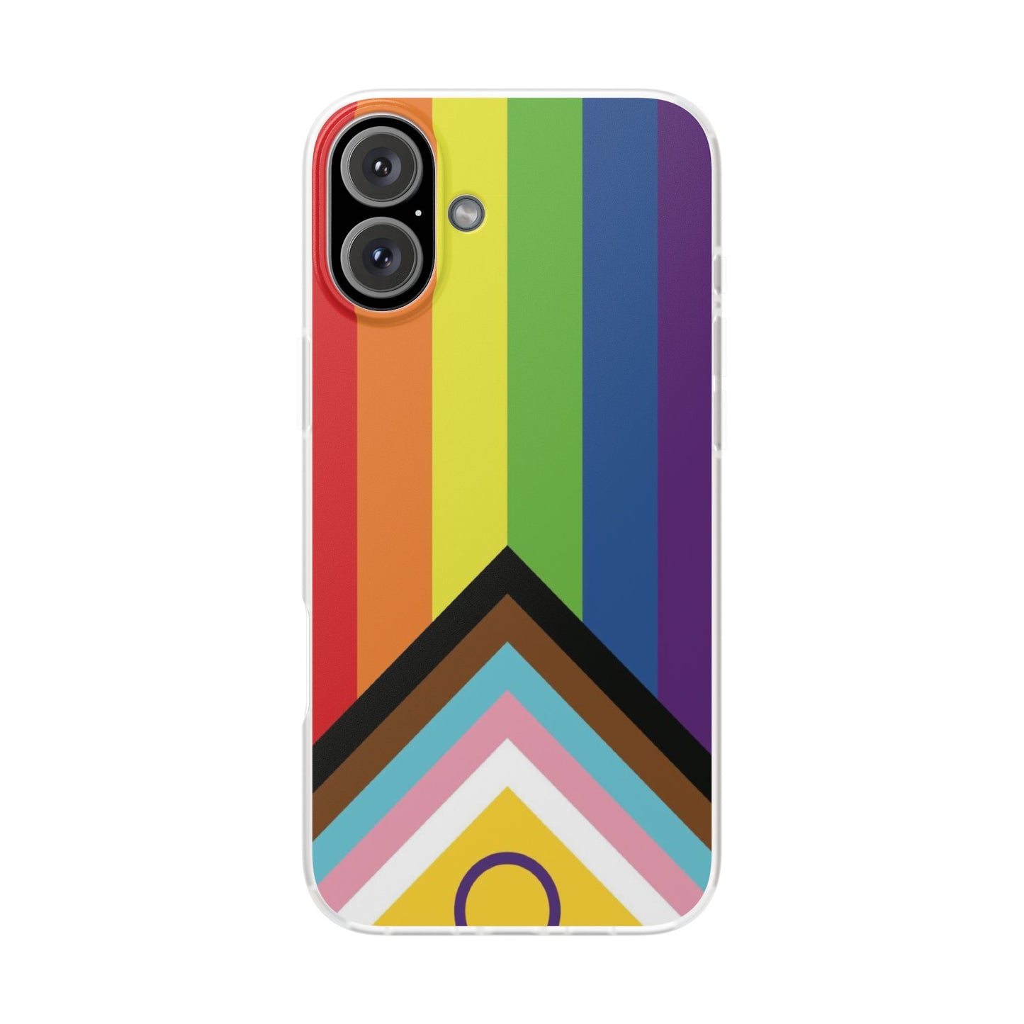 Inclusive Progress Pride Flag iPhone Flexi Case - Multiple Generations