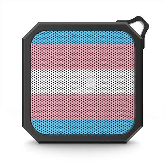 Transgender Pride Flag Outdoor Bluetooth Speaker