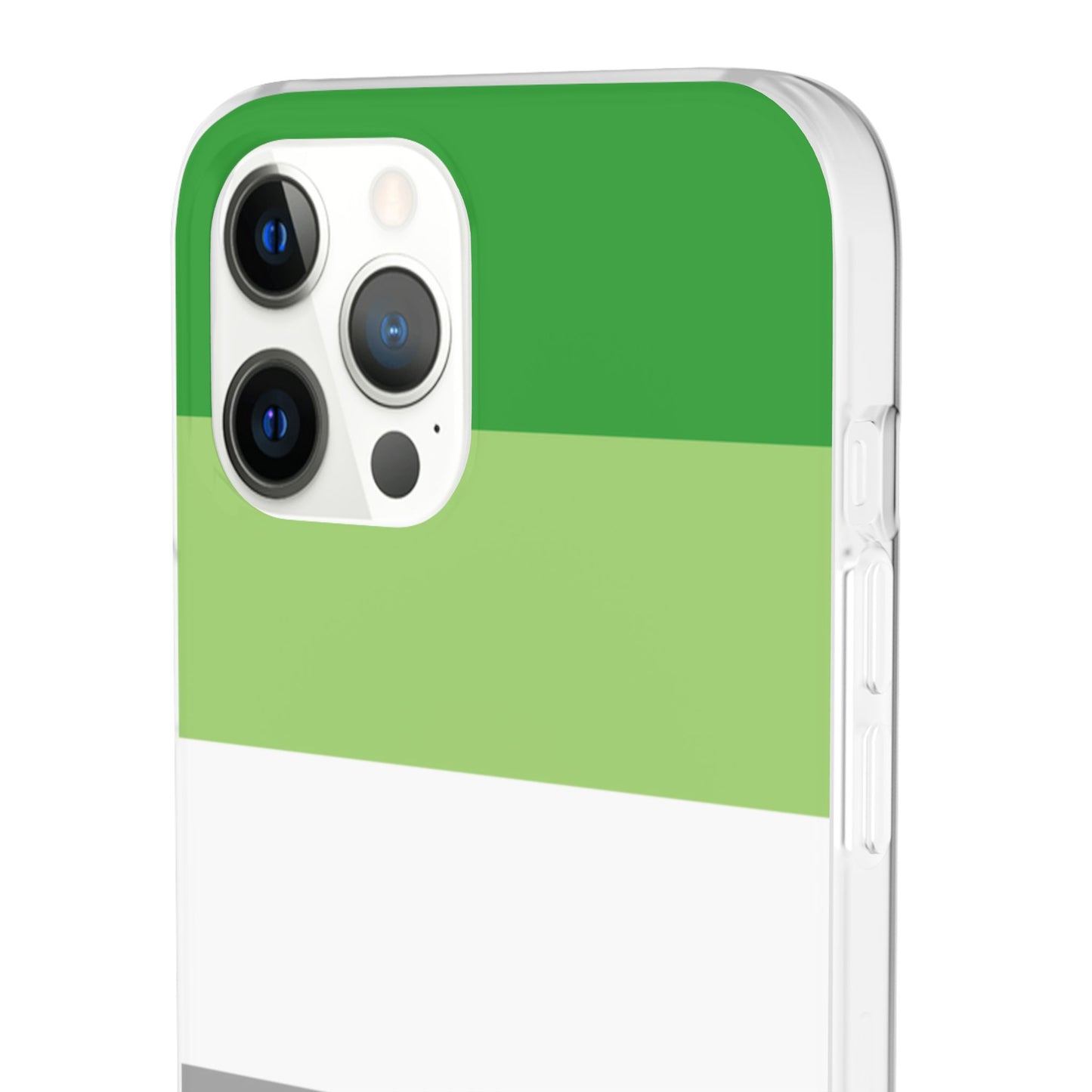 Aromantic Pride Flag iPhone Flexi Case - Multiple Generations