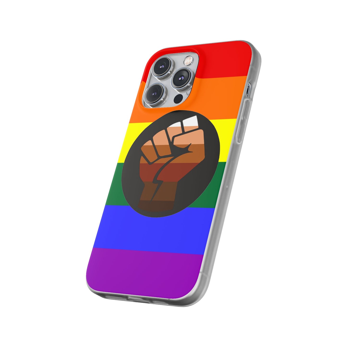 QPOC Pride Flag iPhone Flexi Case - Multiple Generations