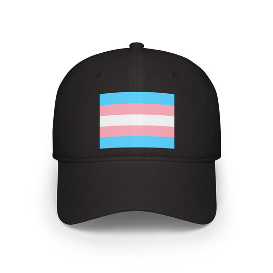 Trans Pride Flag Low Profile Baseball Cap