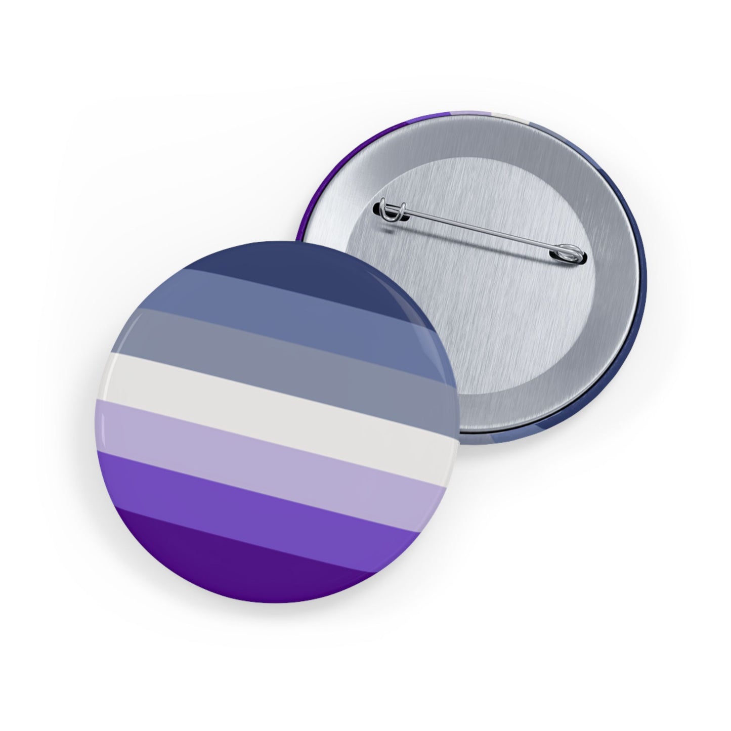Butch Pride Flag (dorian-rutherford) Round Pins - Multiple Sizes