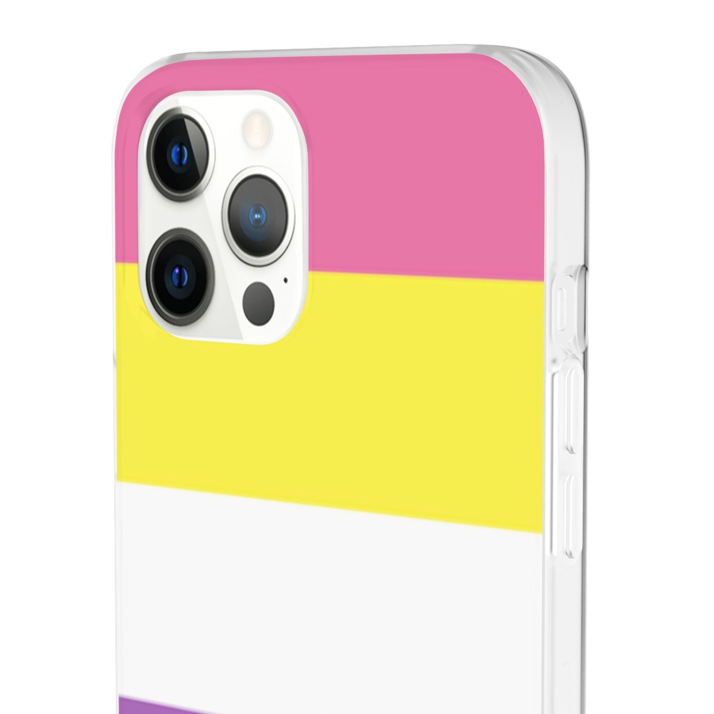 Bigender Pride Flag iPhone Flexi Case - Multiple Generations