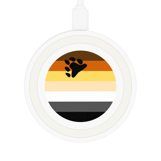 Bear Pride Flag Wireless Charger
