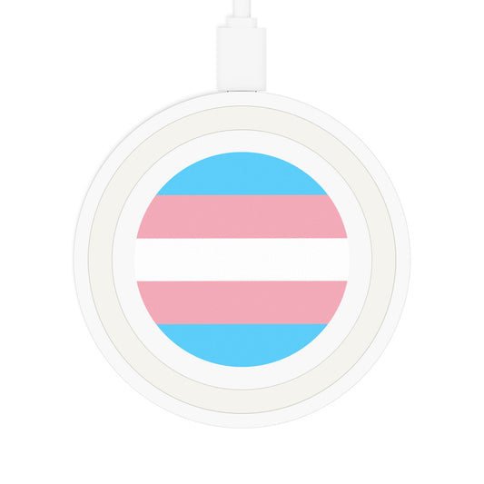 Transgender Pride Flag Wireless Charger