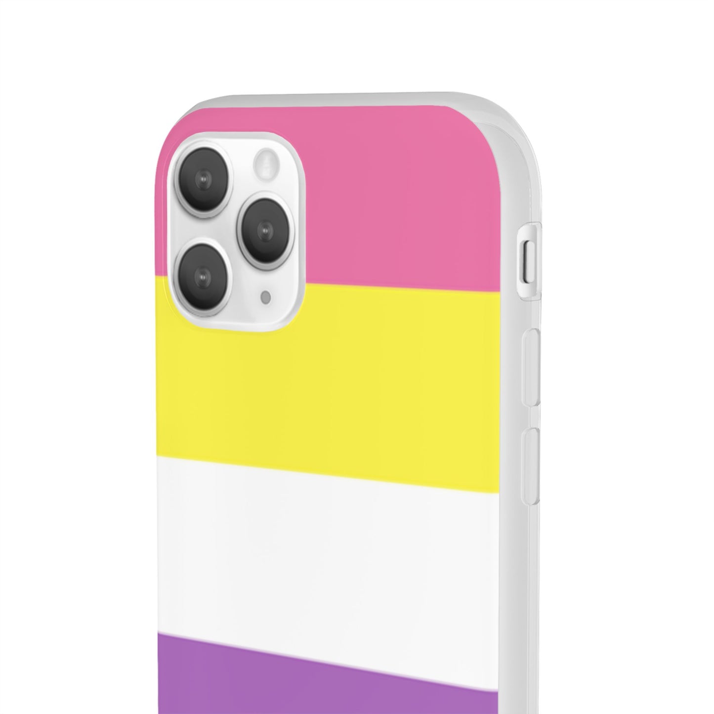 Bigender Pride Flag iPhone Flexi Case - Multiple Generations