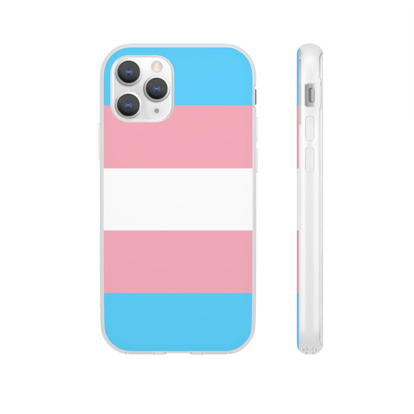 Transgender Pride Flag iPhone Flexi Case - Multiple Generations