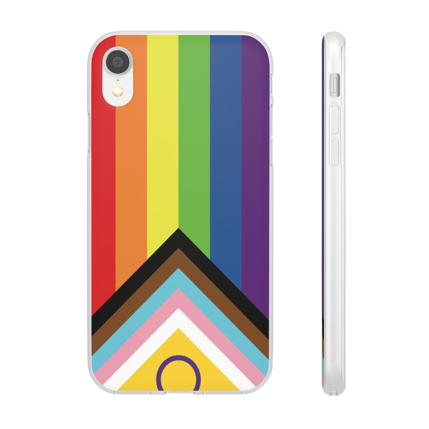 Inclusive Progress Pride Flag iPhone Flexi Case - Multiple Generations