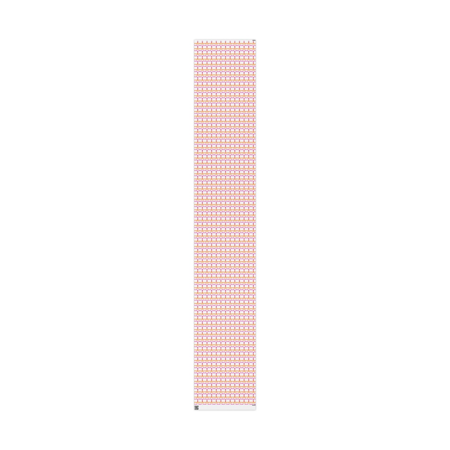 Lesbian Pride Flag Snowflake Wrapping Paper - Multiple Sizes/Finishes