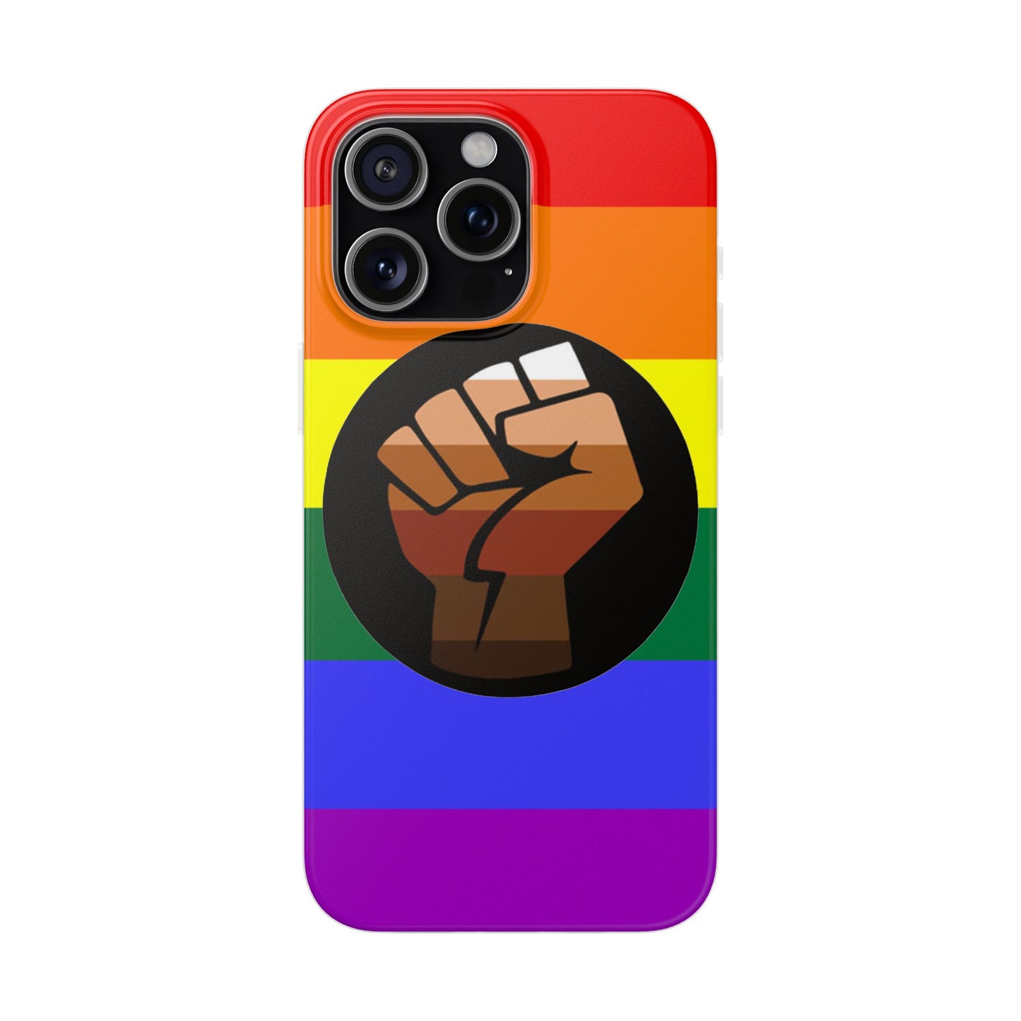 QPOC Pride Flag iPhone Flexi Case - Multiple Generations