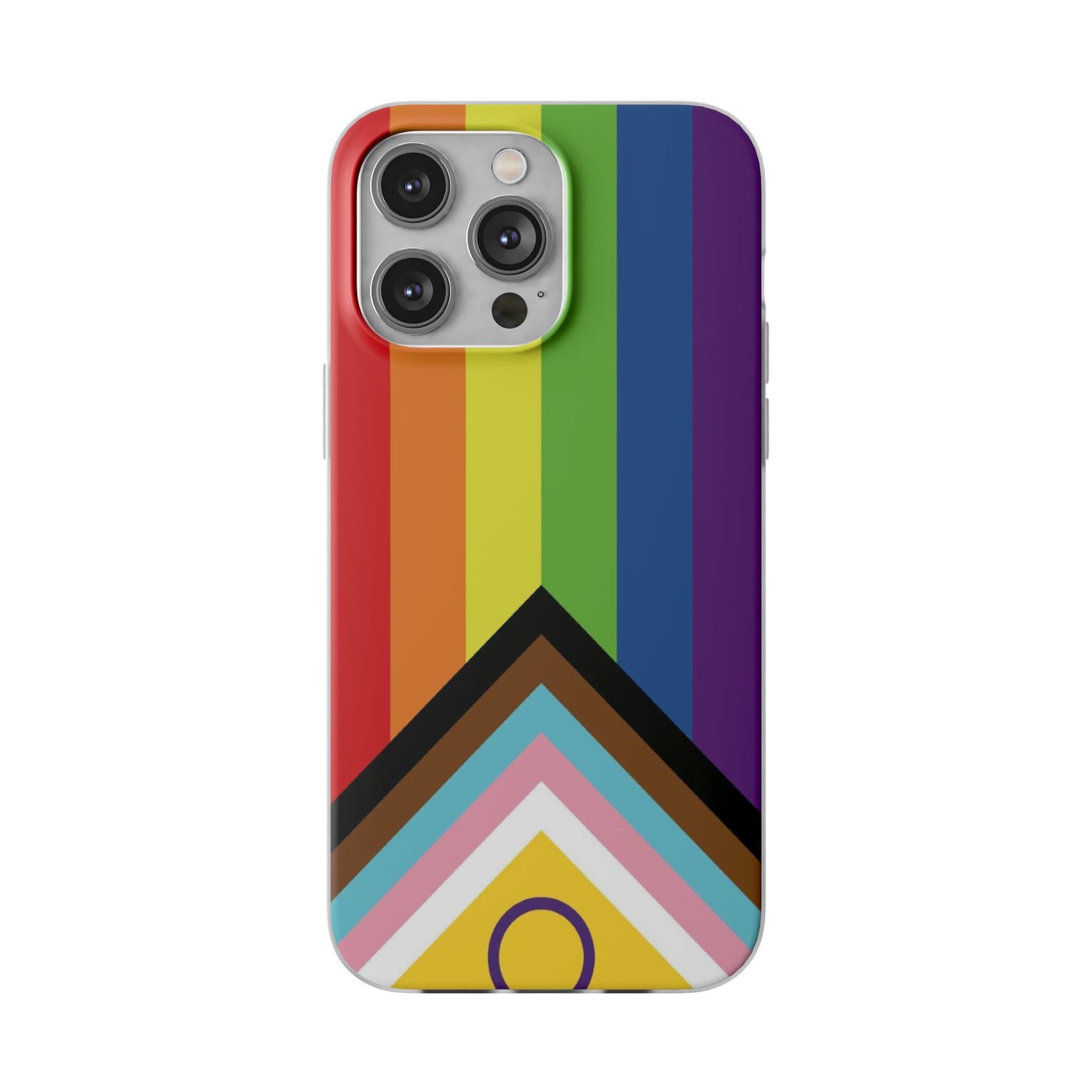 Inclusive Progress Pride Flag iPhone Flexi Case - Multiple Generations