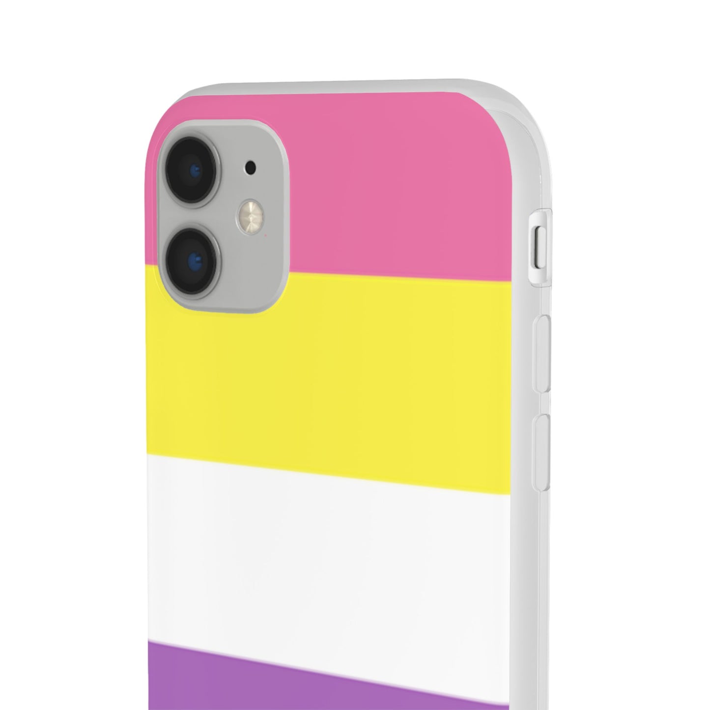 Bigender Pride Flag iPhone Flexi Case - Multiple Generations