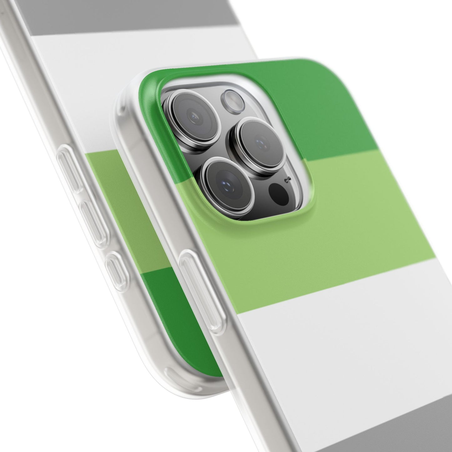 Aromantic Pride Flag iPhone Flexi Case - Multiple Generations