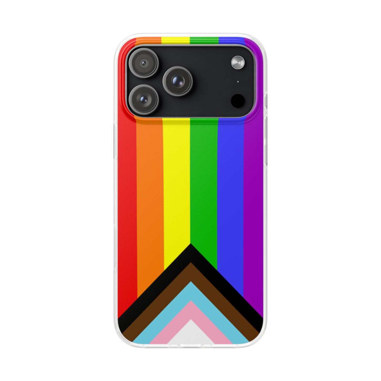 Progress Pride Flag iPhone Flexi Case - Multiple Generations