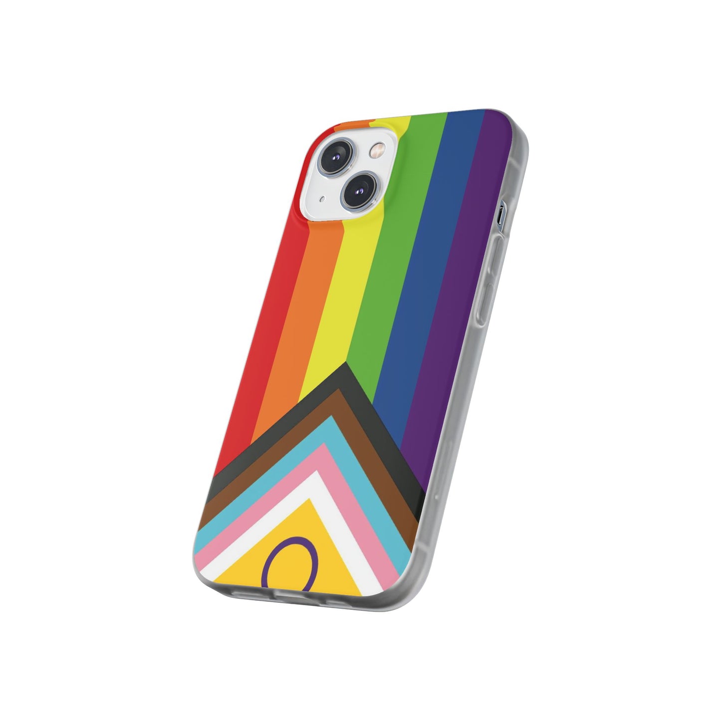 Inclusive Progress Pride Flag iPhone Flexi Case - Multiple Generations