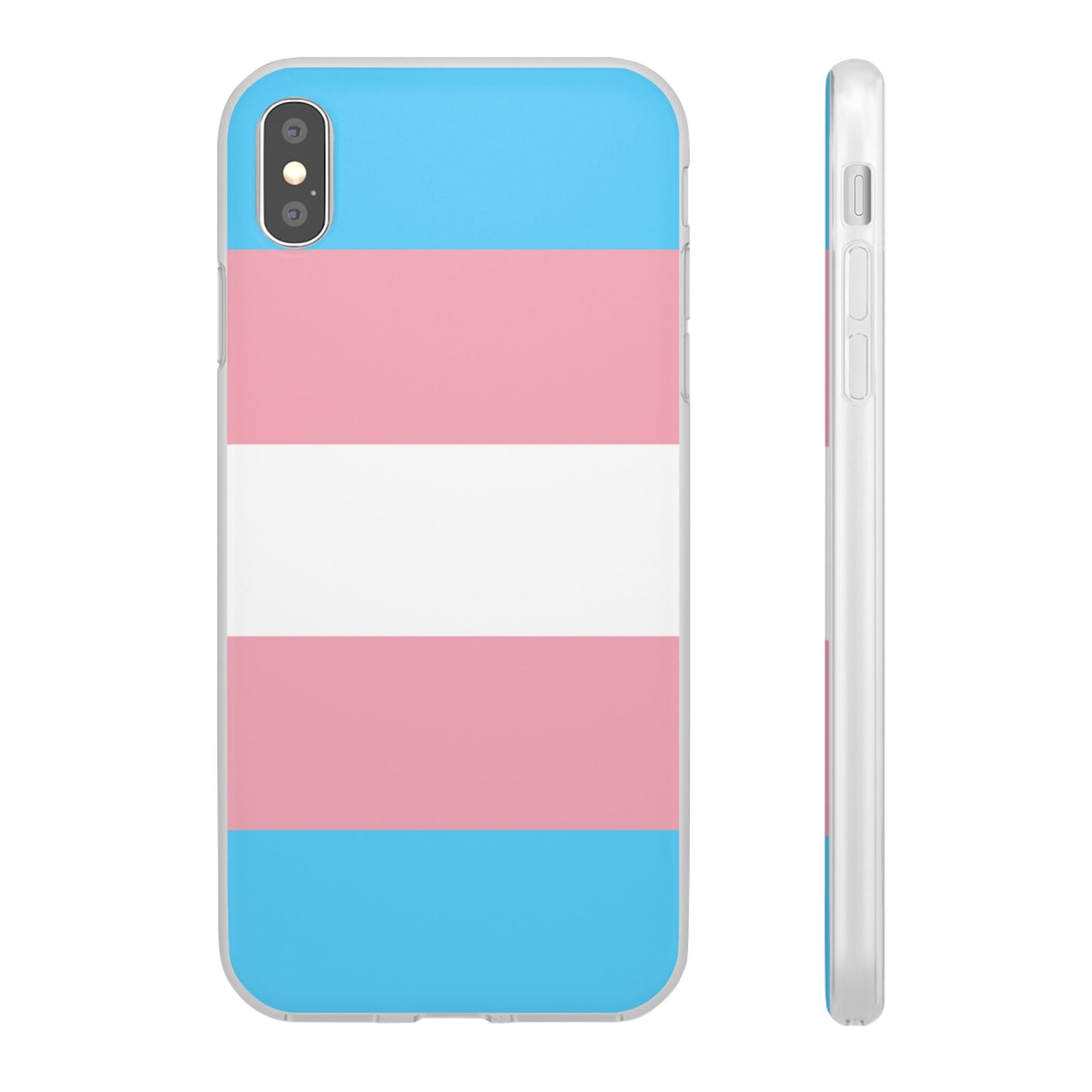 Transgender Pride Flag iPhone Flexi Case - Multiple Generations