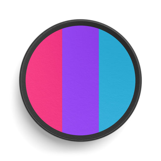 Androgyne Pride Flag Hockey Puck