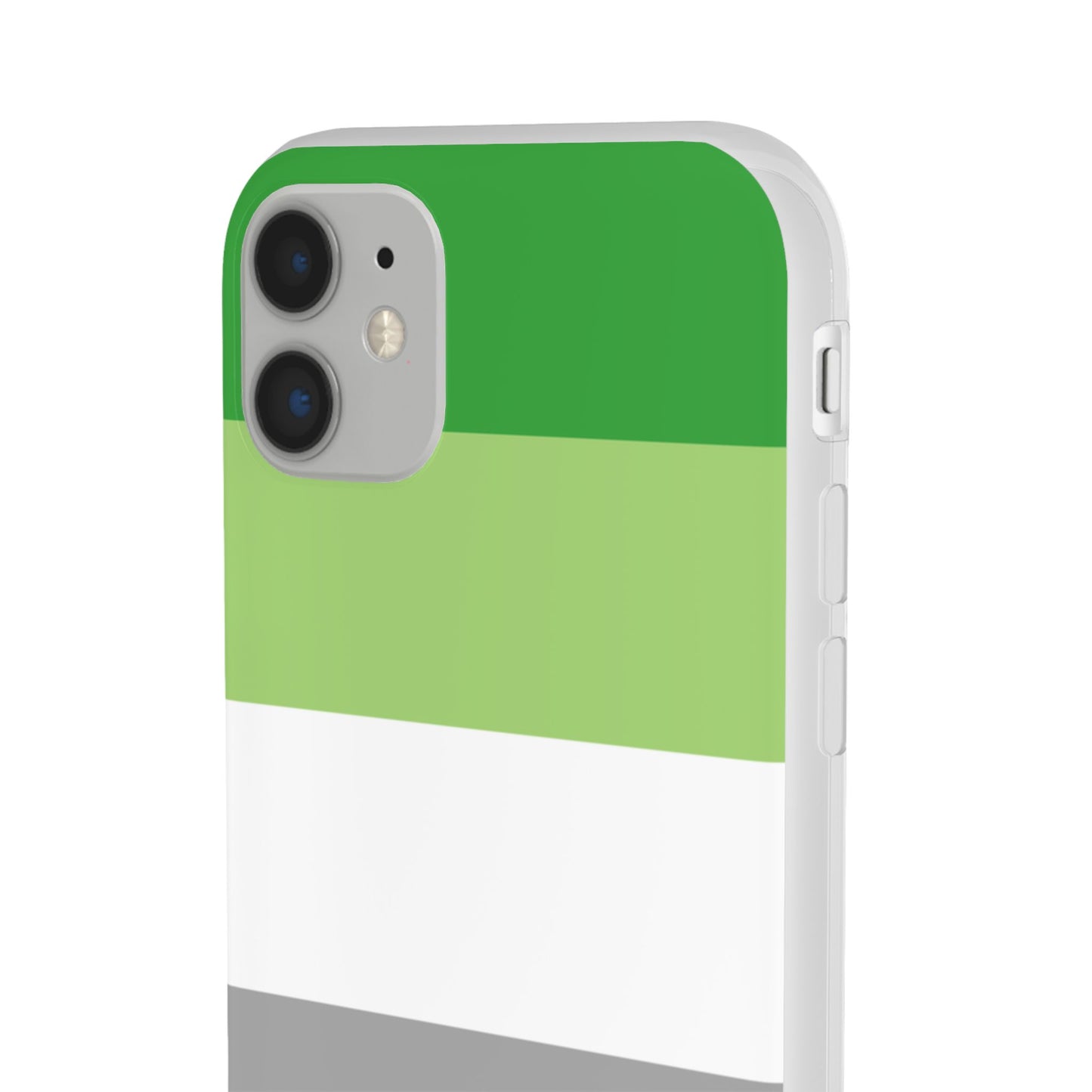 Aromantic Pride Flag iPhone Flexi Case - Multiple Generations