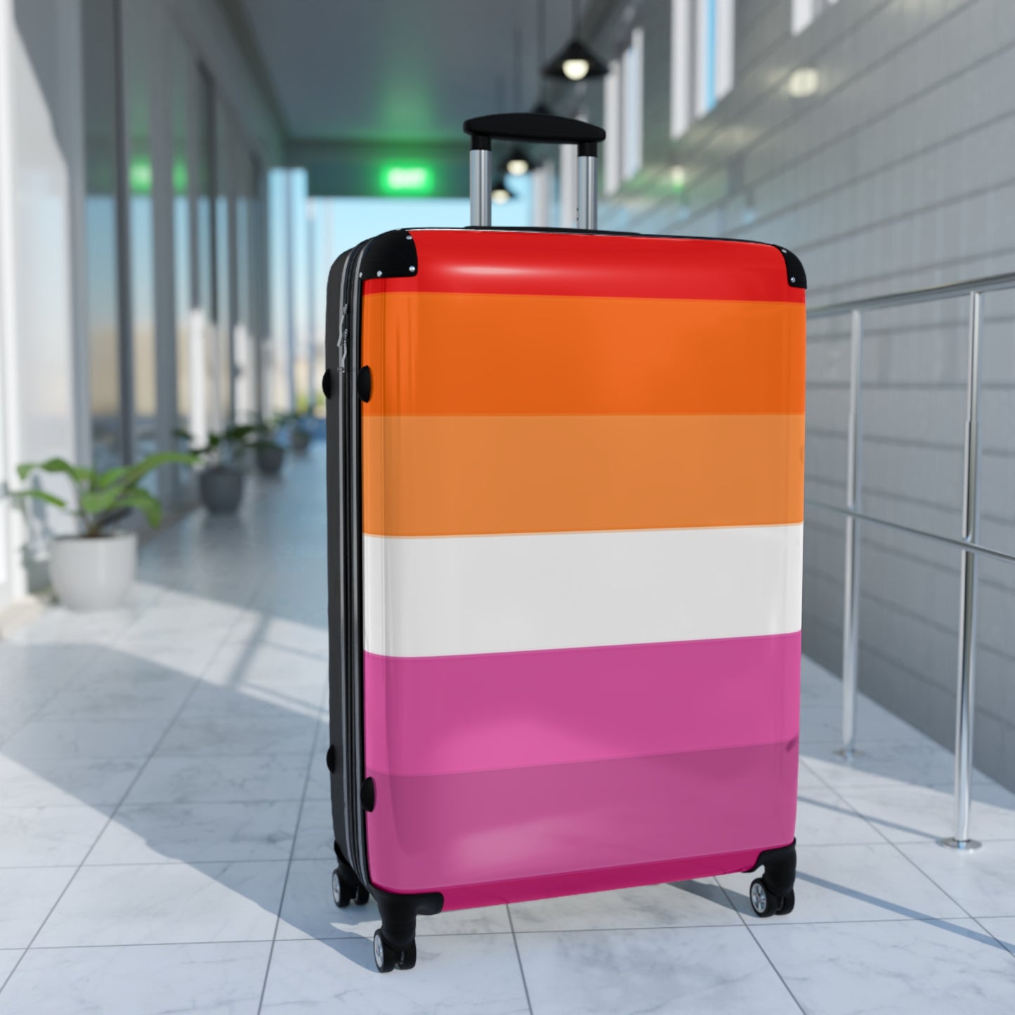 Lesbian Pride Flag Suitcase