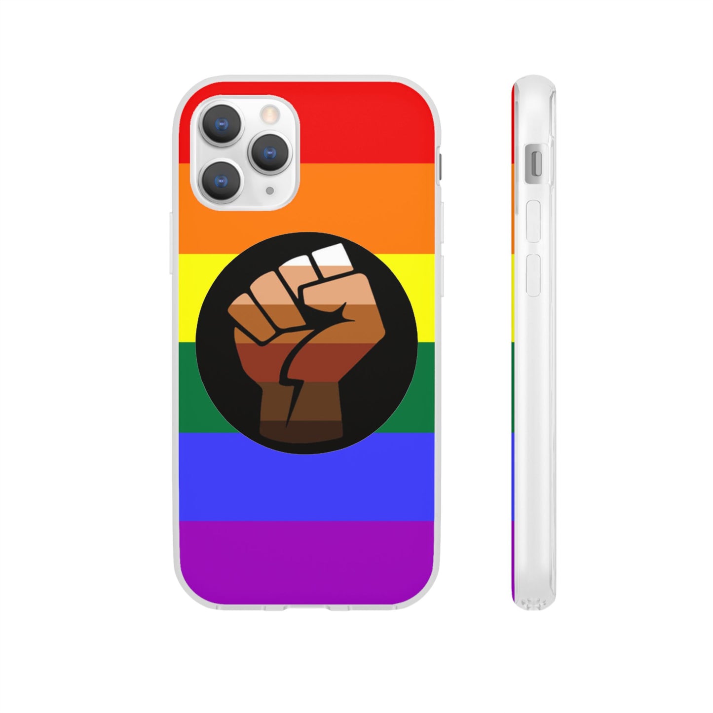 QPOC Pride Flag iPhone Flexi Case - Multiple Generations