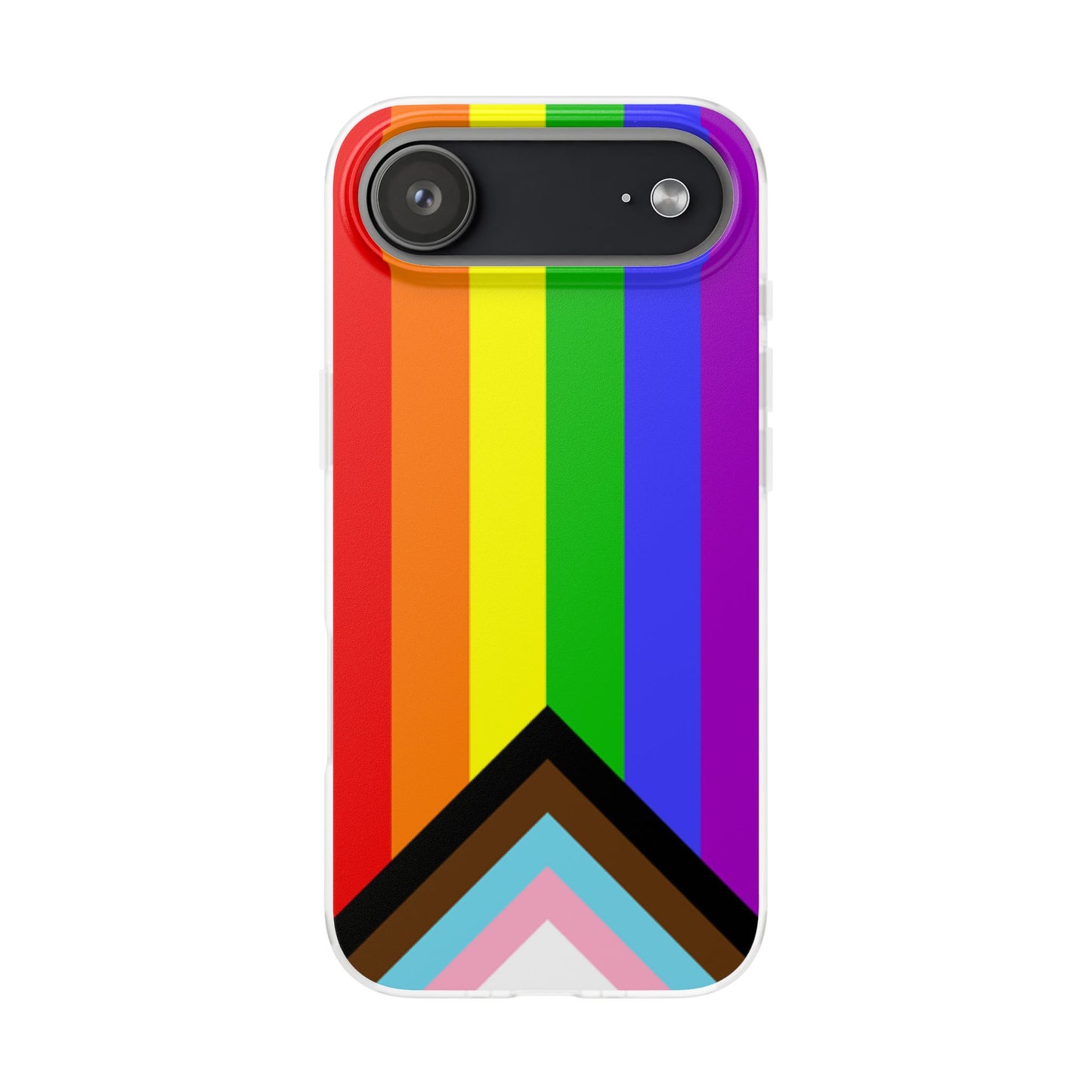 Progress Pride Flag iPhone Flexi Case - Multiple Generations
