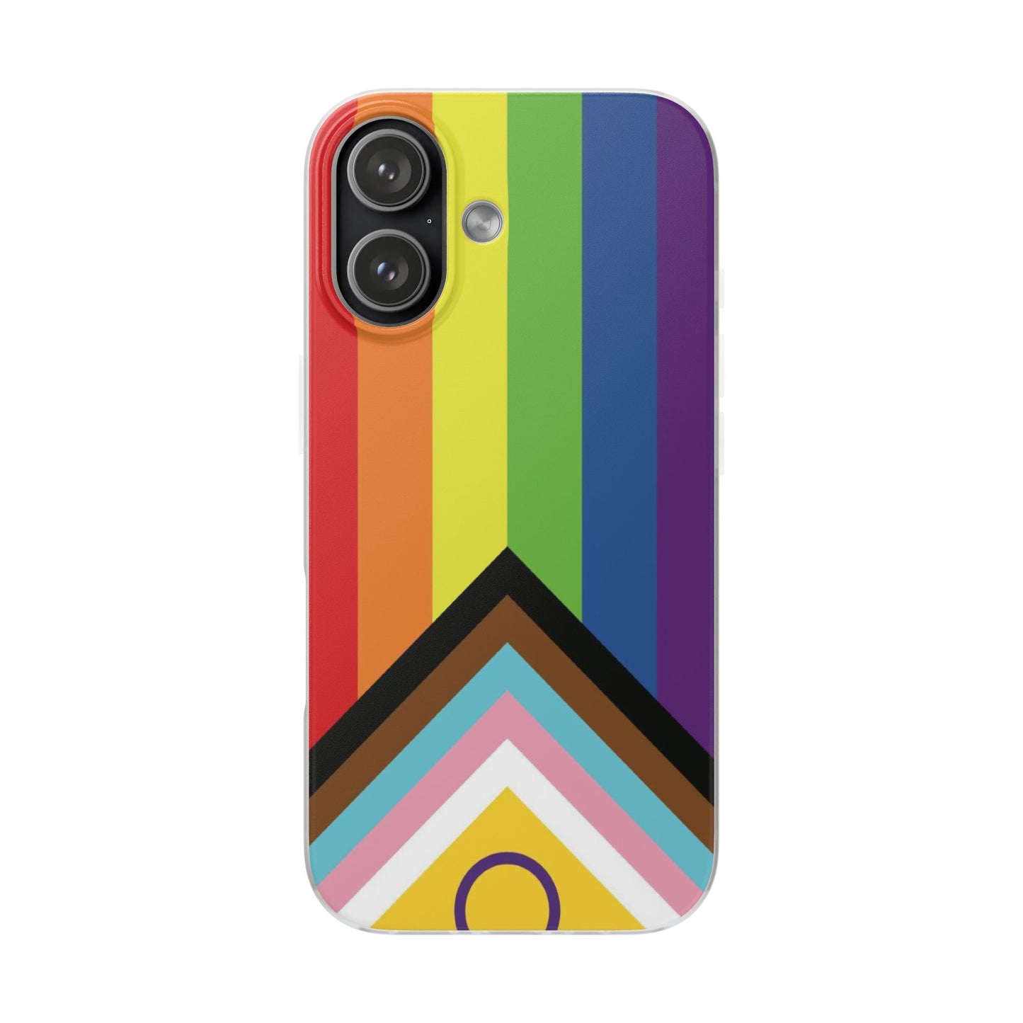 Inclusive Progress Pride Flag iPhone Flexi Case - Multiple Generations