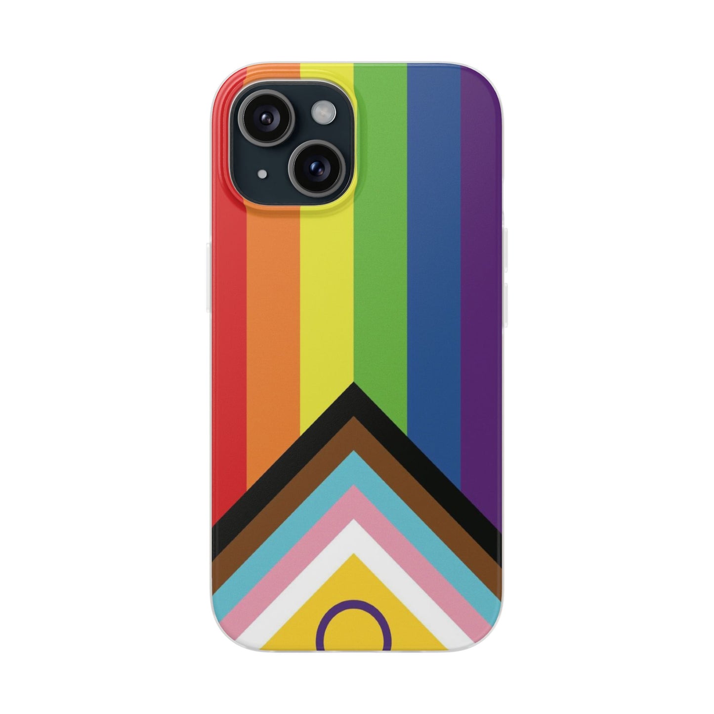 Inclusive Progress Pride Flag iPhone Flexi Case - Multiple Generations