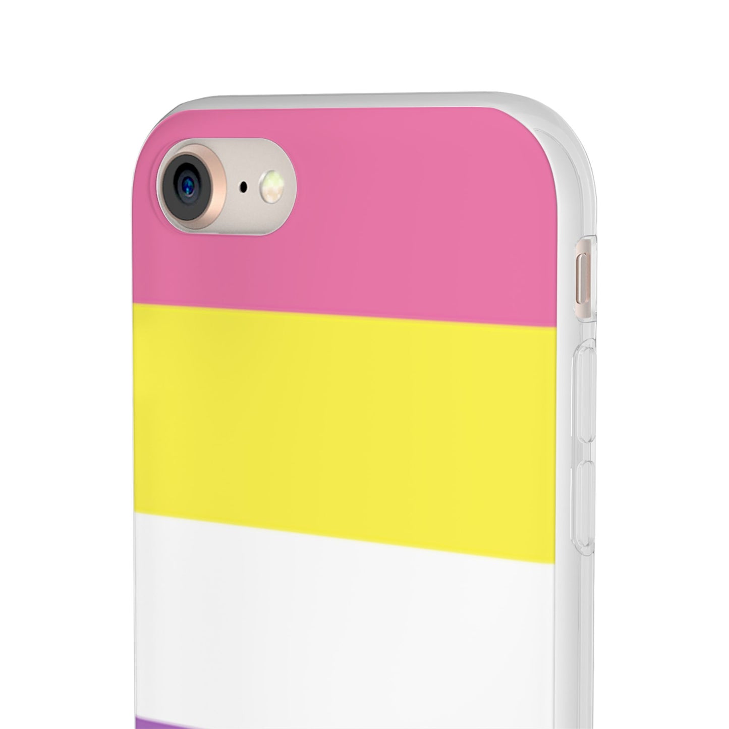 Bigender Pride Flag iPhone Flexi Case - Multiple Generations