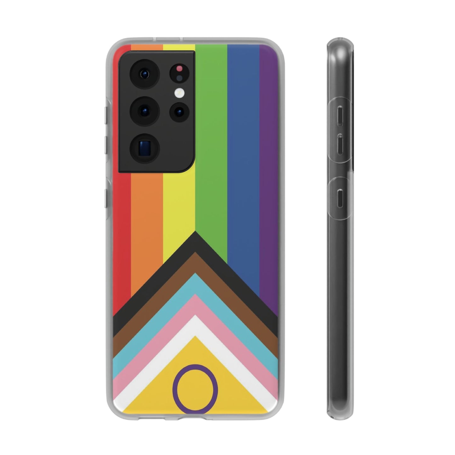 Inclusive Progress Pride Flag Samsung Flexi Case - Multiple Generations