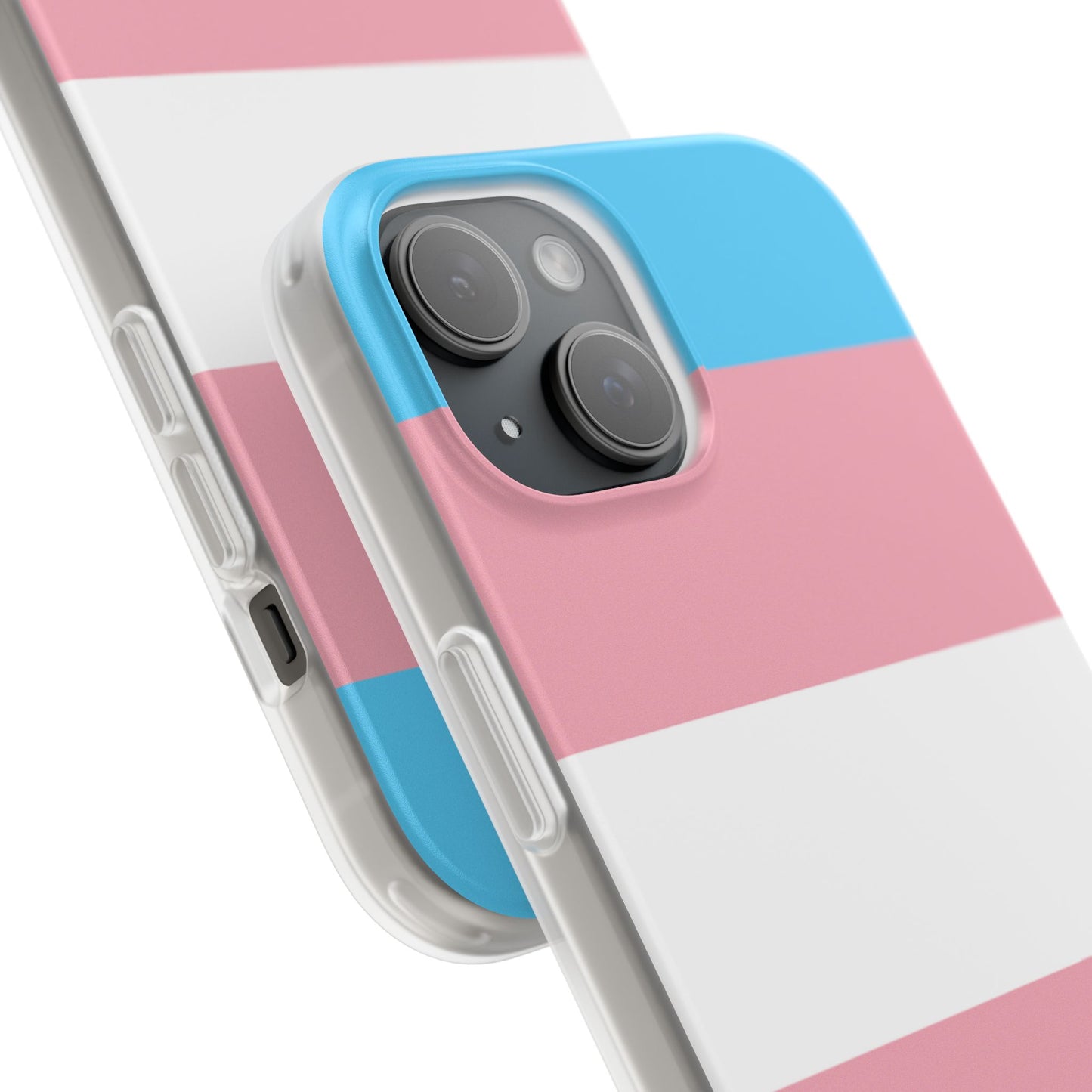 Transgender Pride Flag iPhone Flexi Case - Multiple Generations