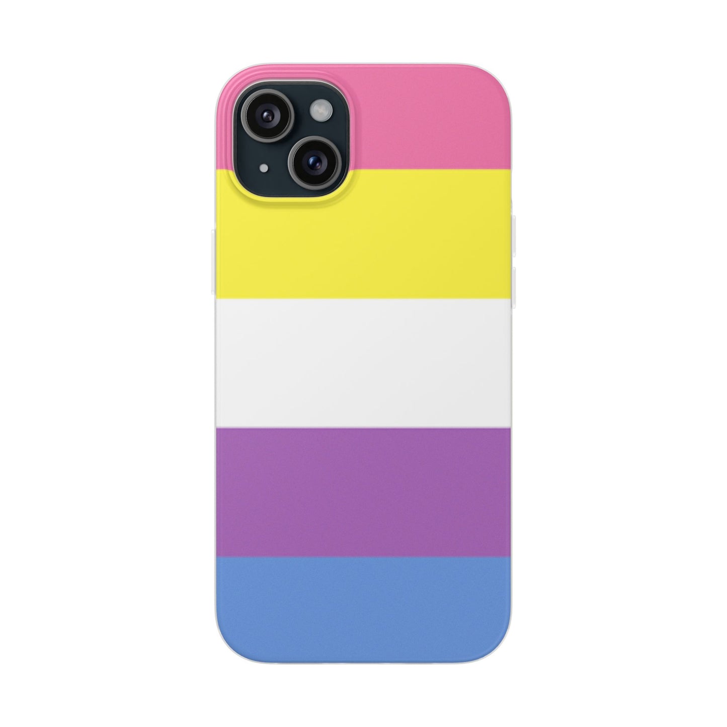Bigender Pride Flag iPhone Flexi Case - Multiple Generations