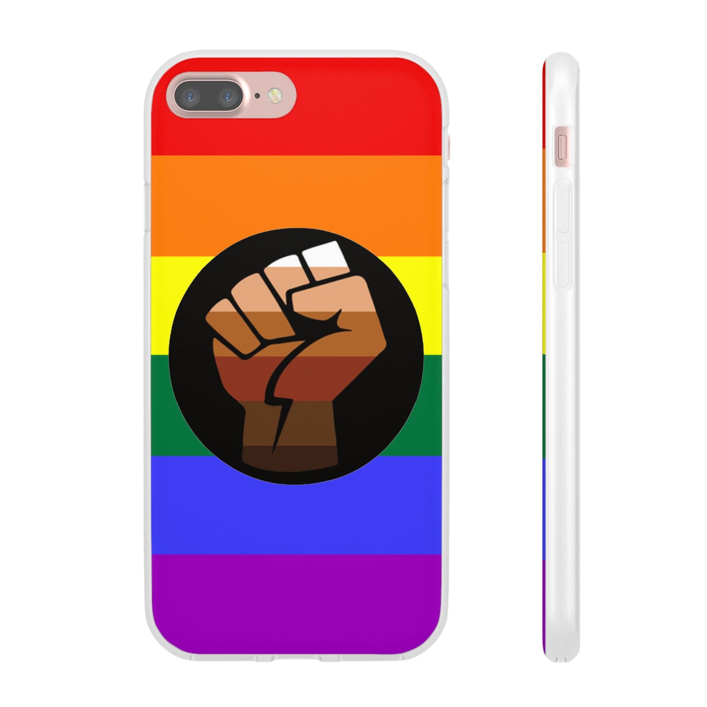 QPOC Pride Flag iPhone Flexi Case - Multiple Generations