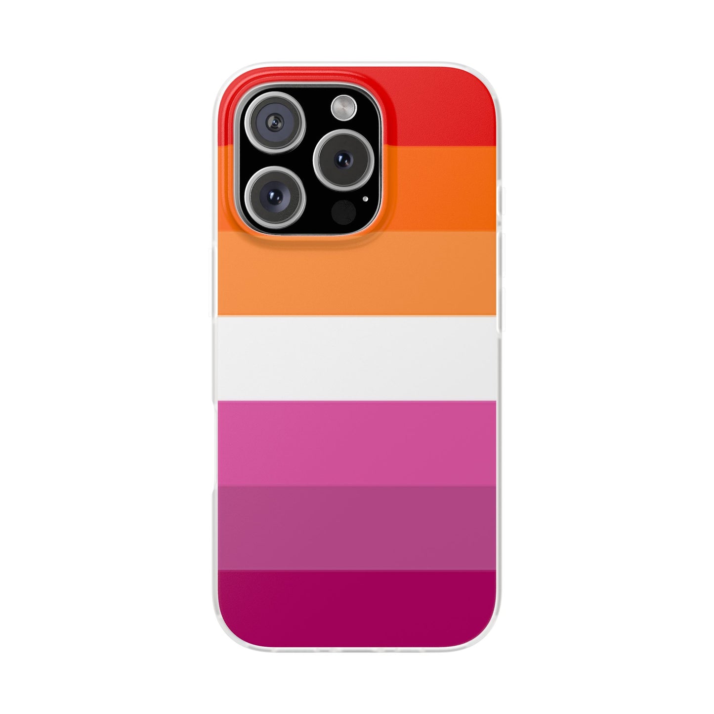 Lesbian Pride Flag iPhone Flexi Case - Multiple Generations