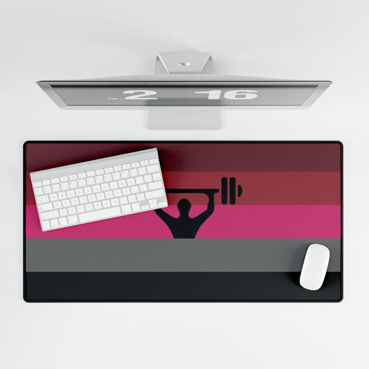 Muscle Fetish Pride Flag Desk Mat
