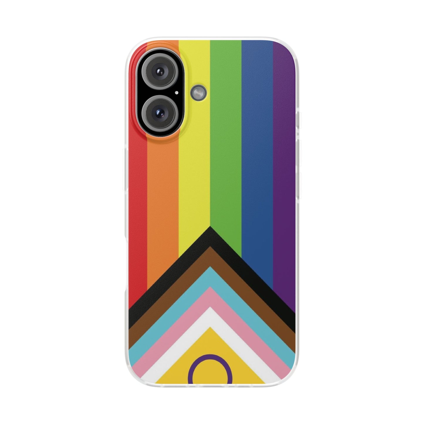 Inclusive Progress Pride Flag iPhone Flexi Case - Multiple Generations
