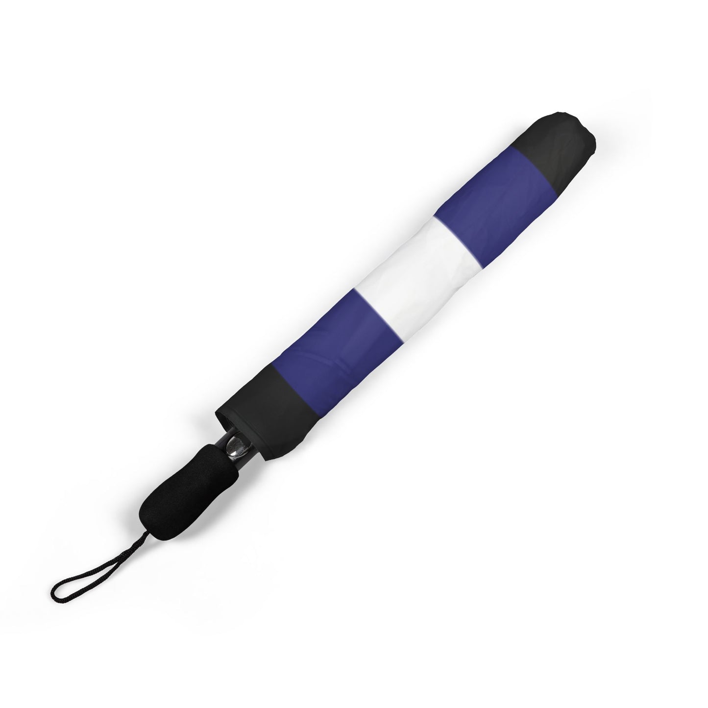 Leather Pride Flag Foldable Semi-Automatic Umbrella