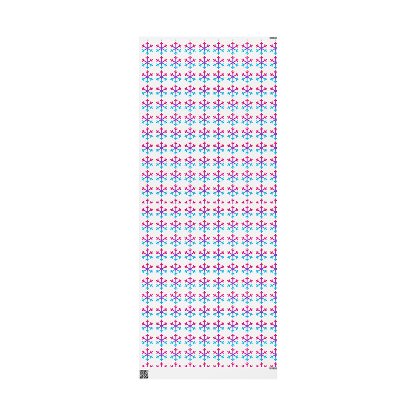 Androgyne Pride Flag Snowflake Wrapping Paper - Multiple Sizes/Finishes