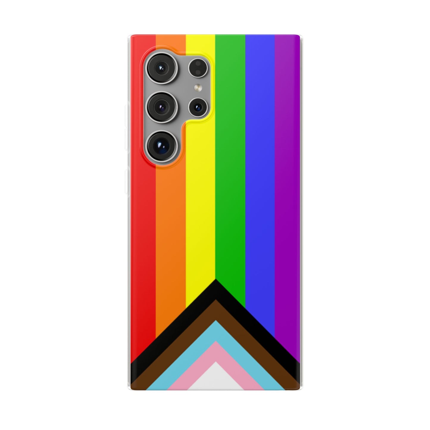 Progress Pride Flag Samsung Flexi Case - Multiple Generations
