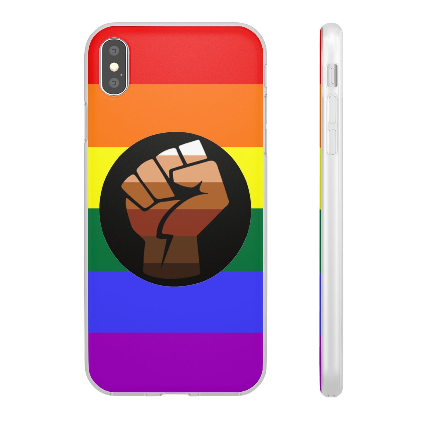 QPOC Pride Flag iPhone Flexi Case - Multiple Generations