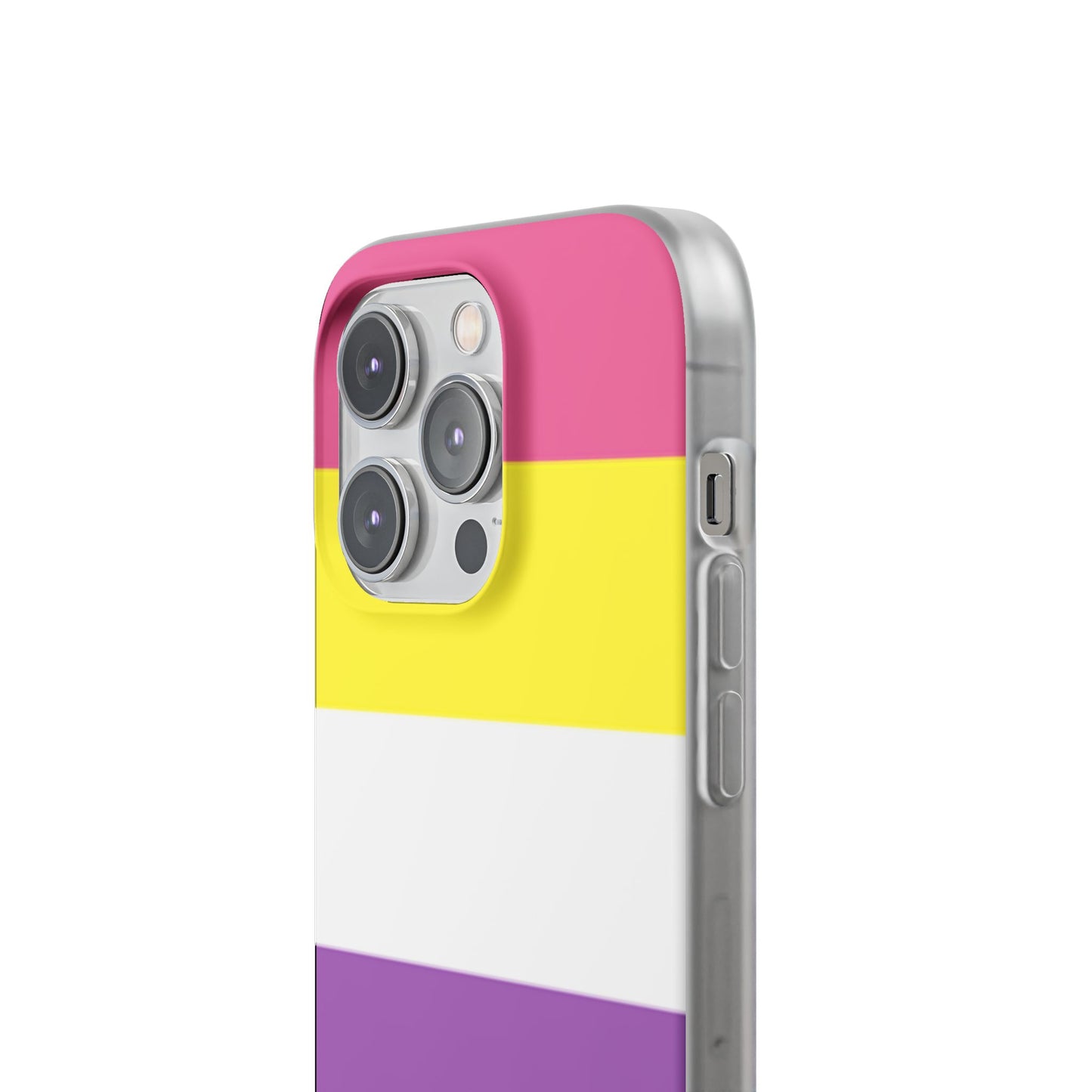 Bigender Pride Flag iPhone Flexi Case - Multiple Generations