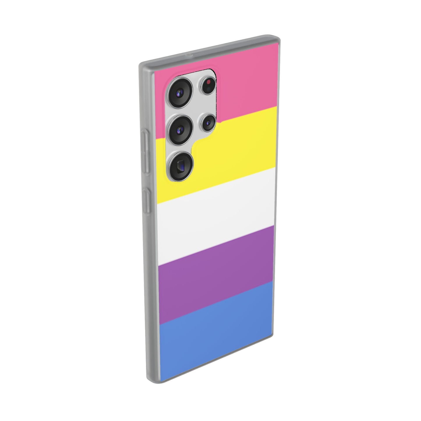 Bigender Pride Flag Samsung Flexi Case - Multiple Generations