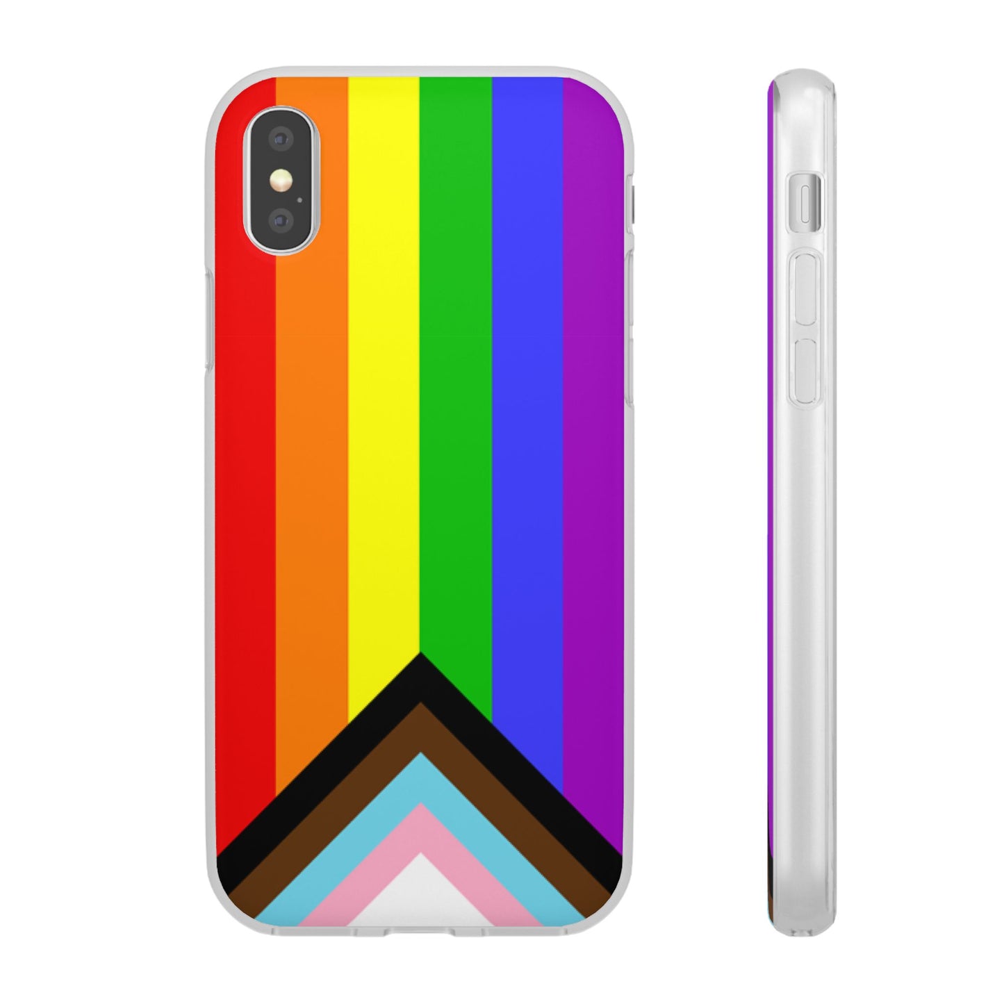 Progress Pride Flag iPhone Flexi Case - Multiple Generations