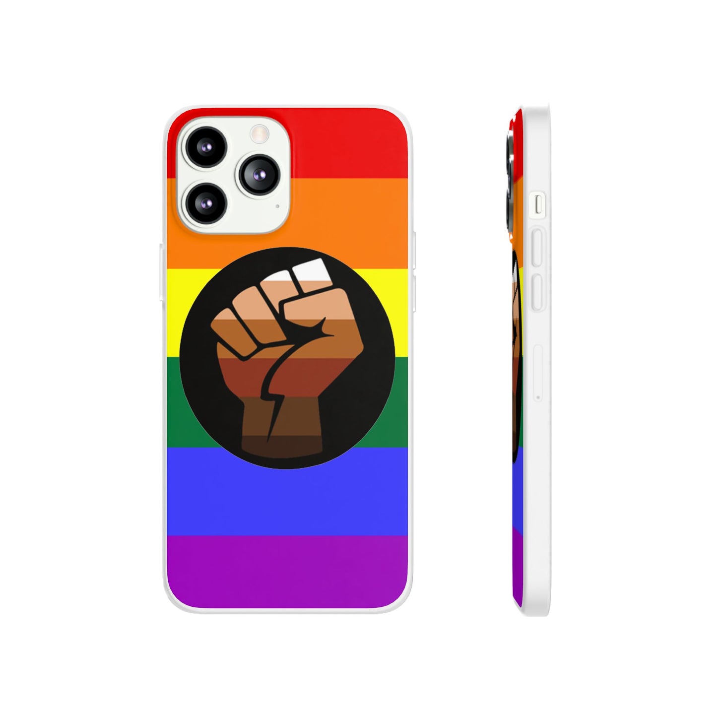QPOC Pride Flag iPhone Flexi Case - Multiple Generations