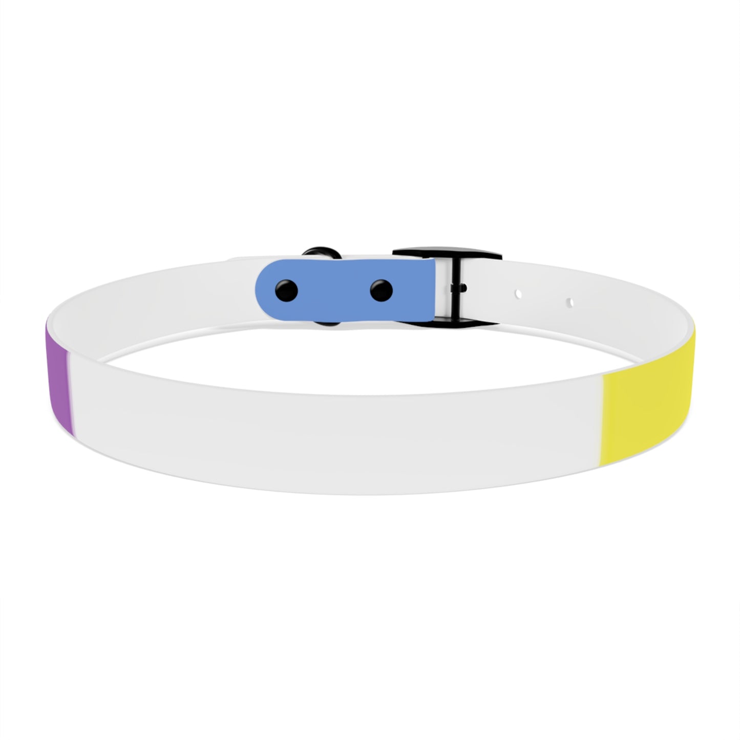 Bigender Pride Flag Dog Collar